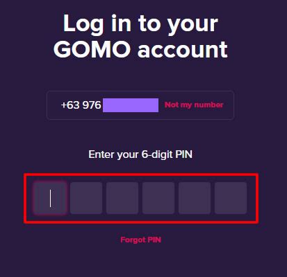 My GoMo account.